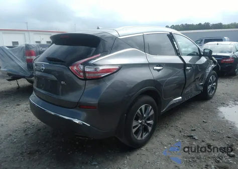 2015 Nissan Murano Sl from USA, damaged, VIN 5N1AZ2MG7FN202533